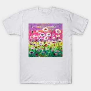 Sunset. Camomile field T-Shirt